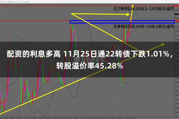 配资的利息多高 11月25日通22转债下跌1.01%，转股溢价率45.28%