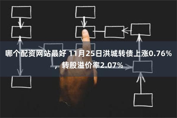 哪个配资网站最好 11月25日洪城转债上涨0.76%，转股溢价率2.07%