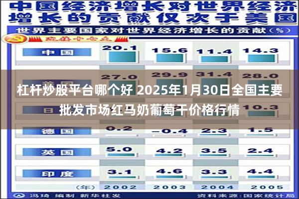 杠杆炒股平台哪个好 2025年1月30日全国主要批发市场红马奶葡萄干价格行情